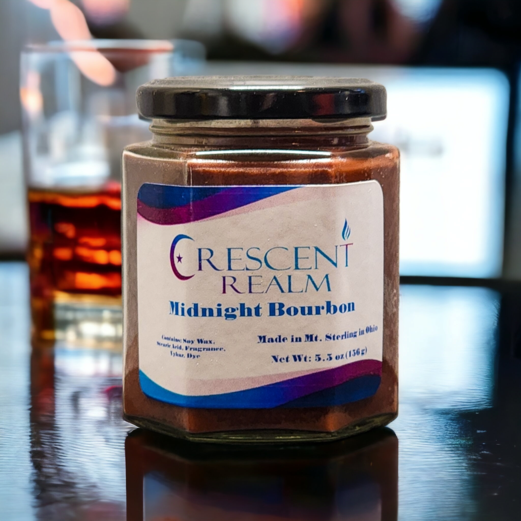 Midnight Bourbon Candle