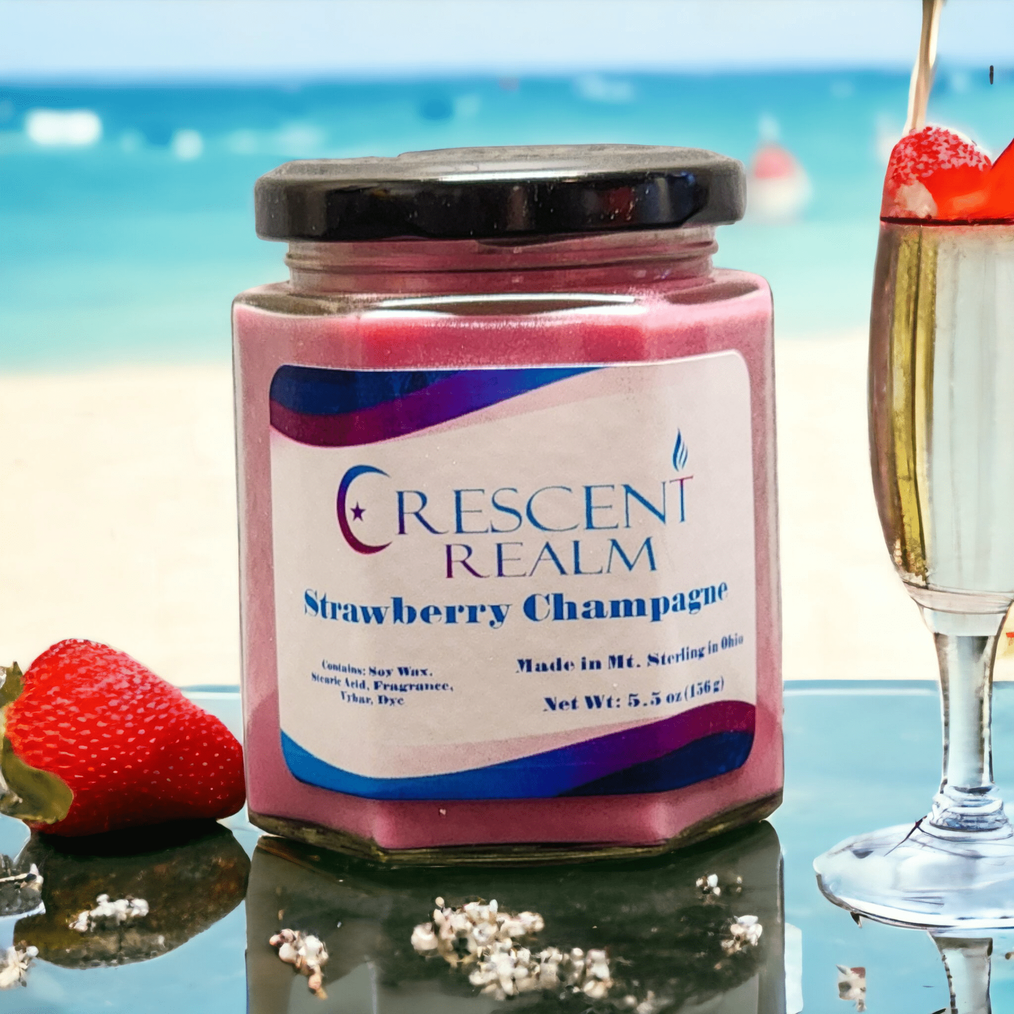 Strawberry Champagne Candle/Wax Melt