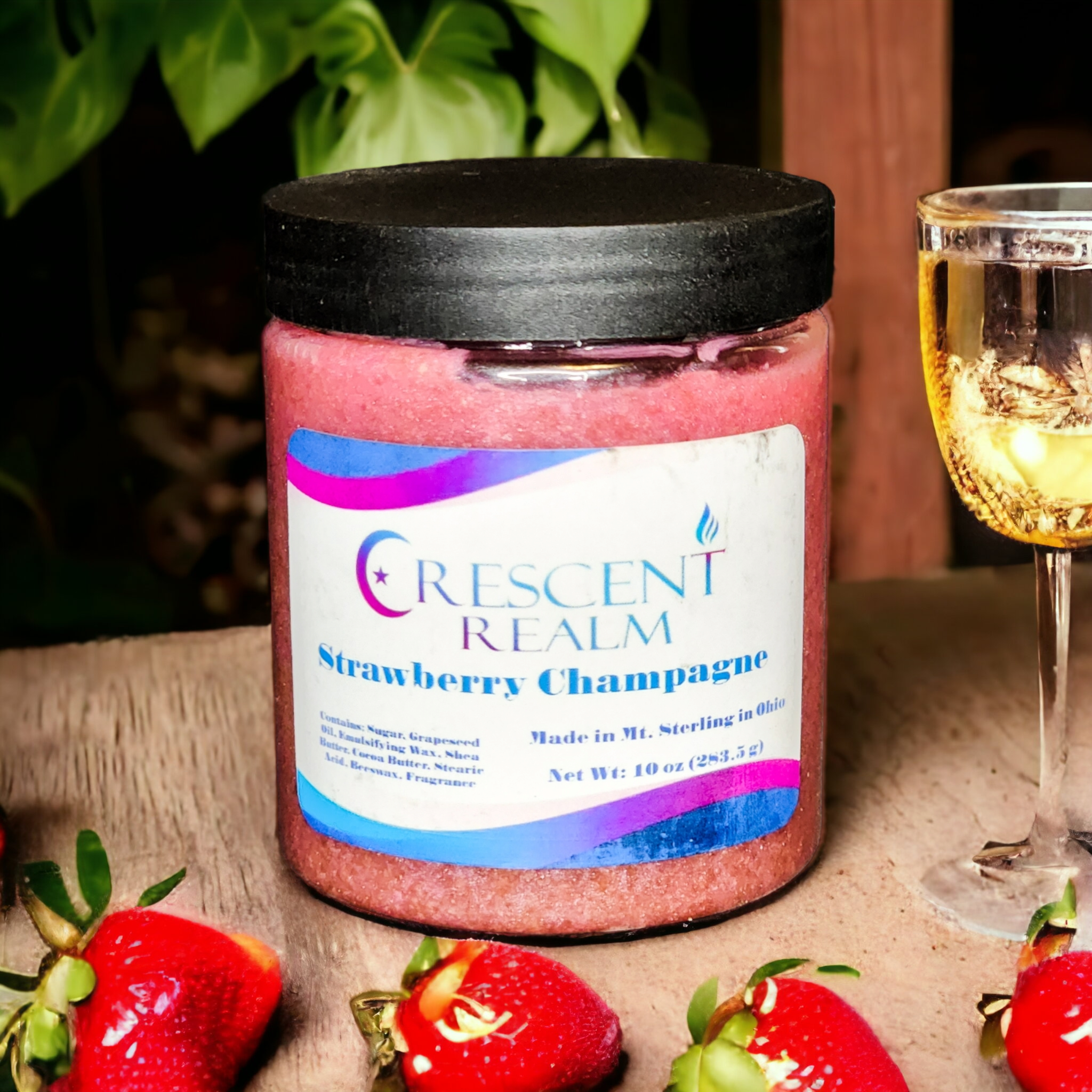 Strawberry Champagne Sugar Scrub