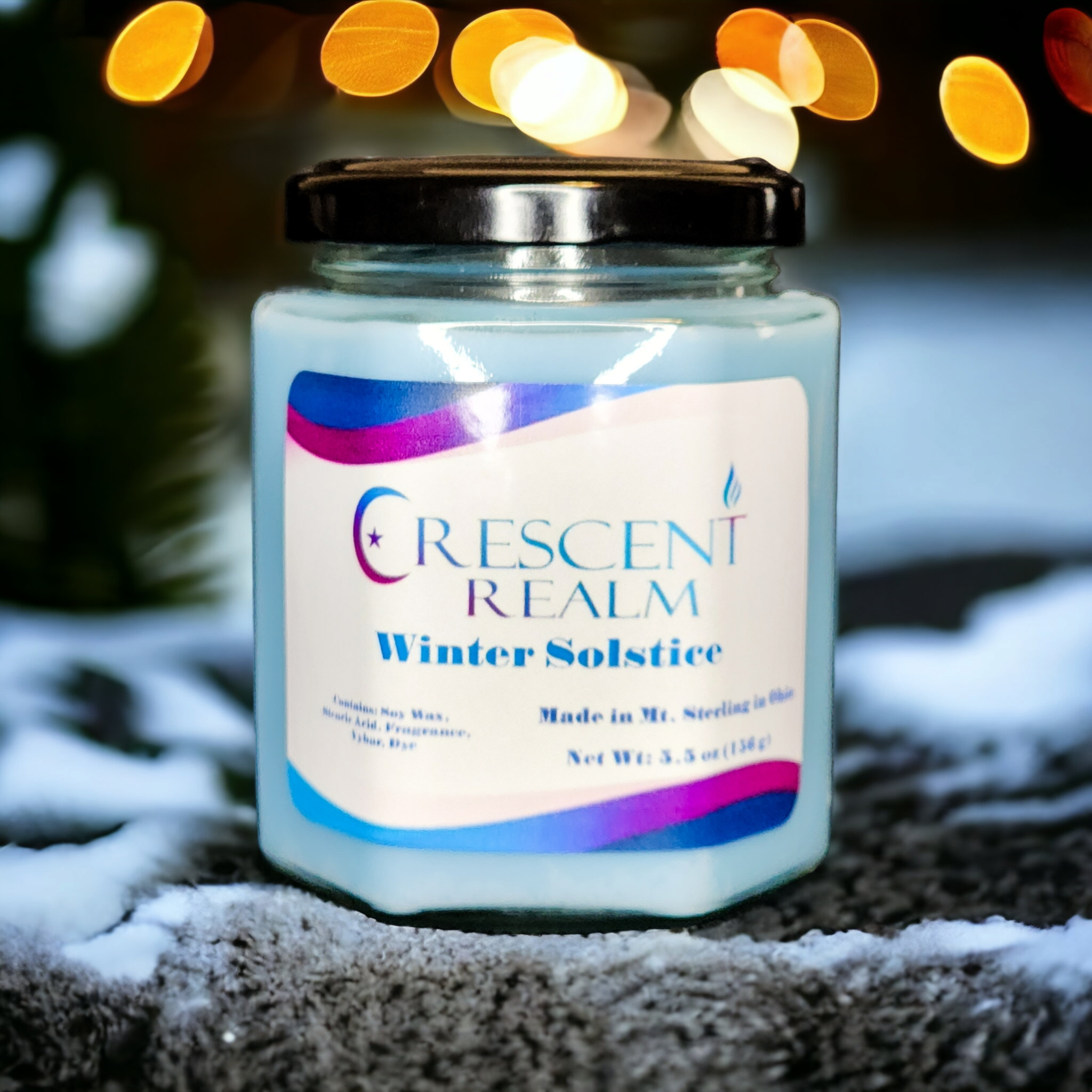 Winter Solstice Candle